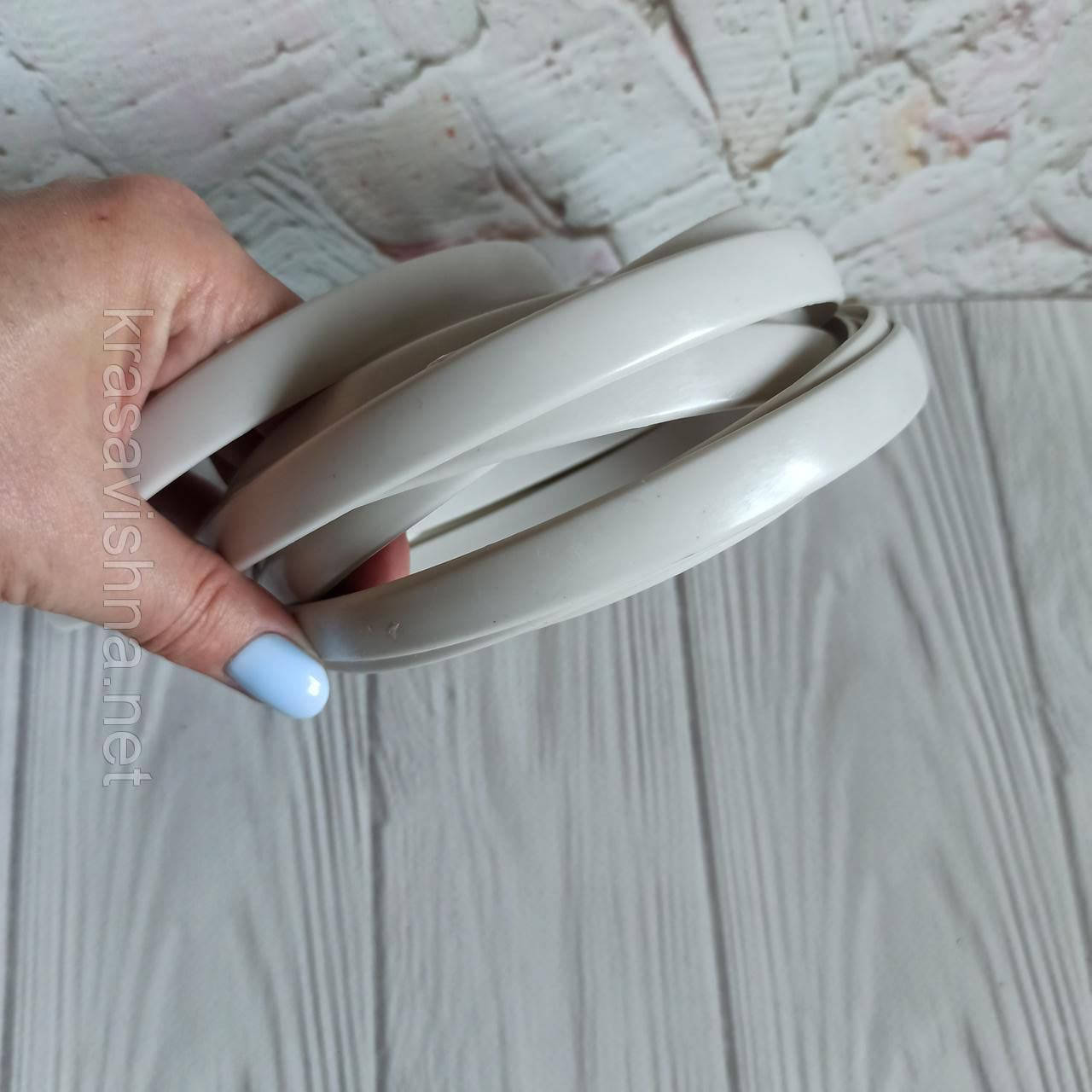 

Обруч - заготовка белый 1,3 см