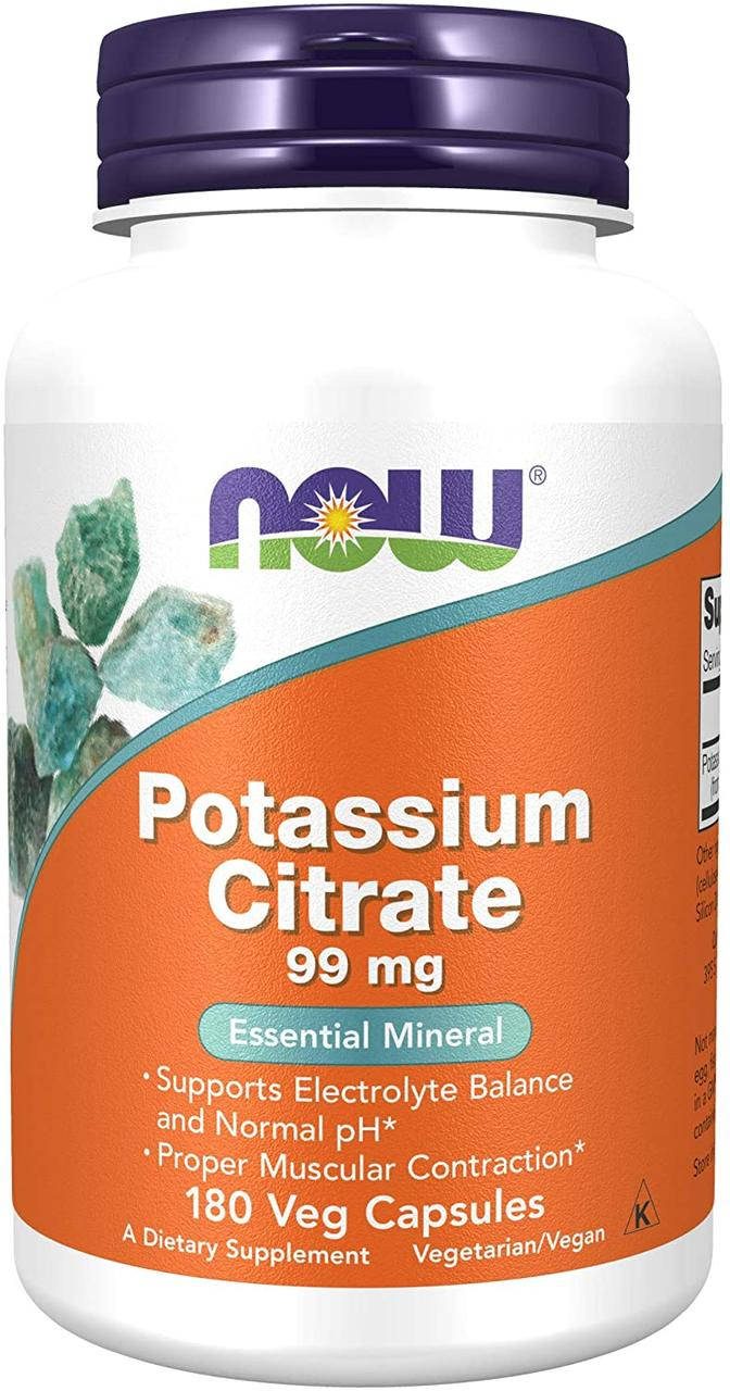 

Now Foods Potassium Citrate 99mg 180 капсул