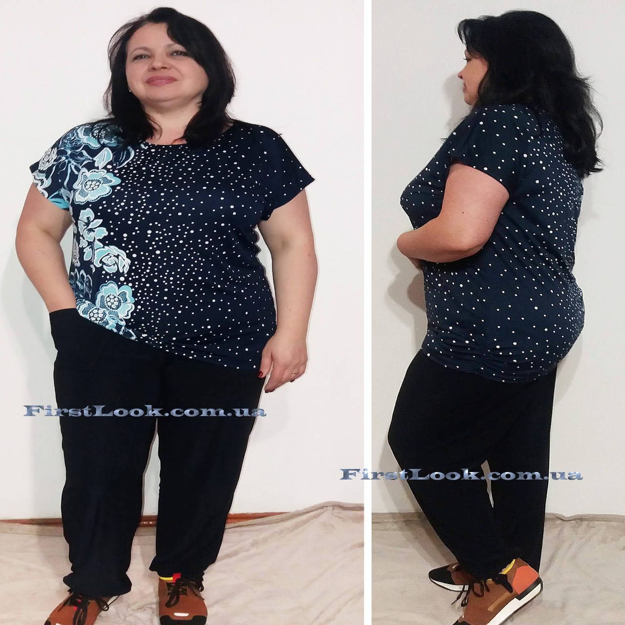 

Женский летний костюм большие размеры (с 50 по 64 размер)