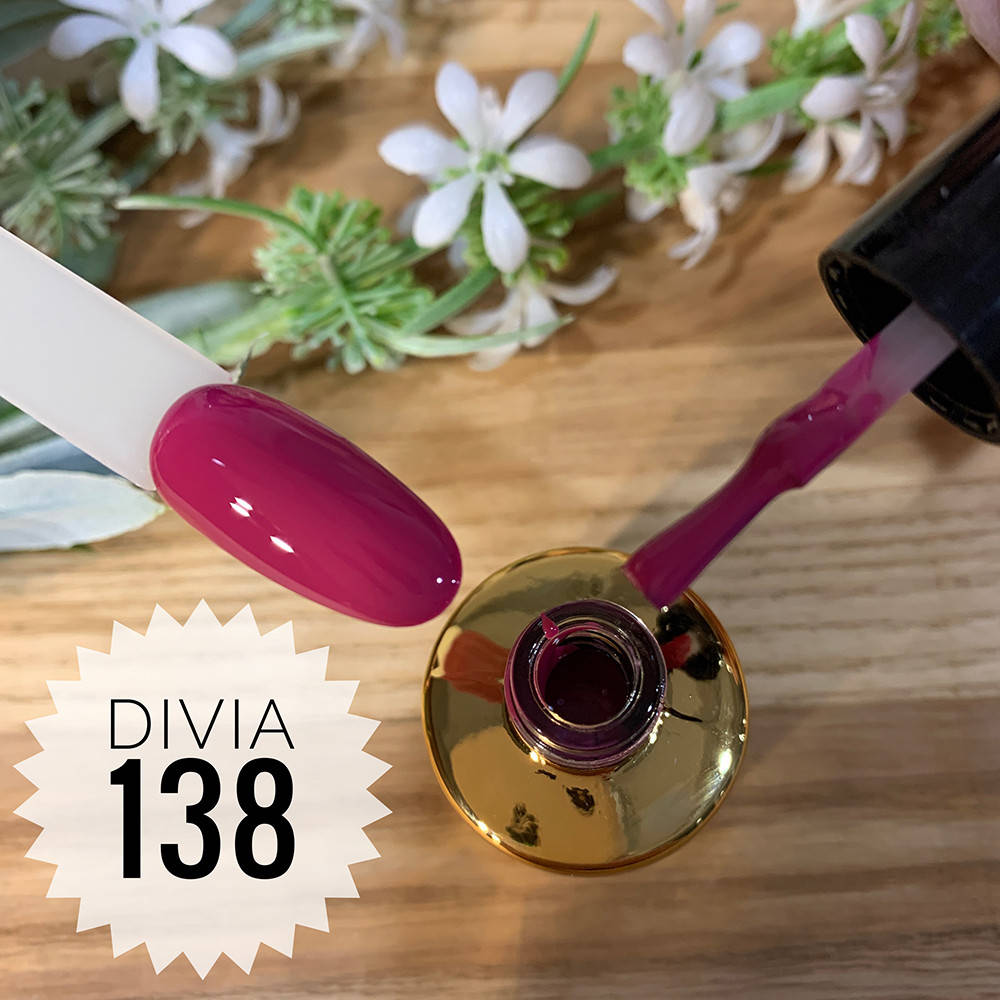 

Divia Гель-лак для нігтів Colour Di100 №138 (Дика Полуниця)