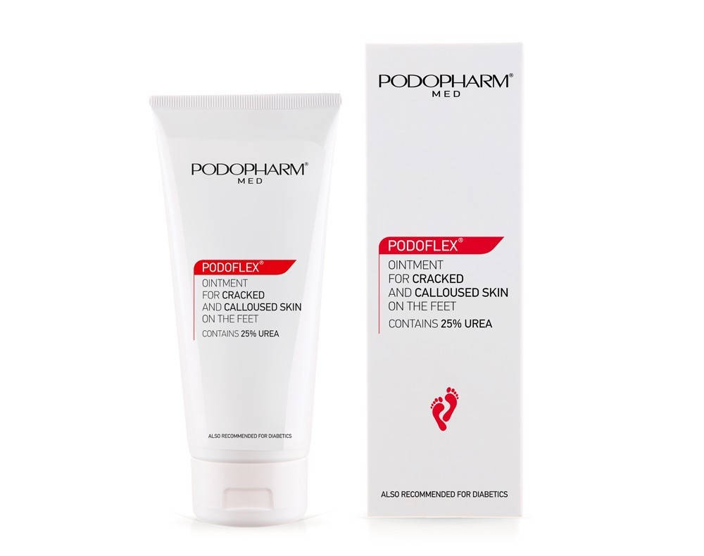 

Podopharm​ мазь для потрісканої та мозолистої шкіри стоп 25% мочевиною, 75 мл