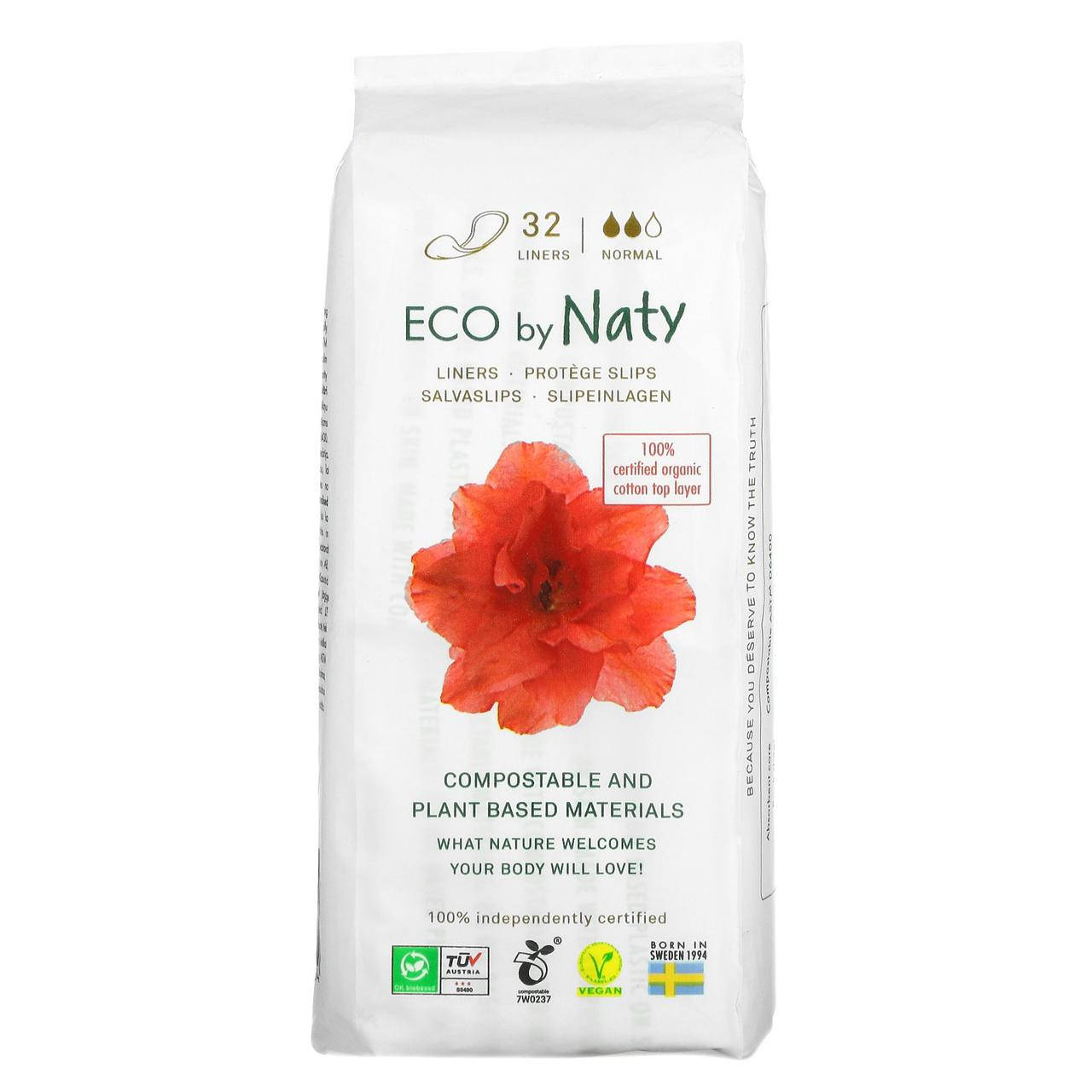 

Органические ежедневные прокладки Eco by Naty Normal 32 шт