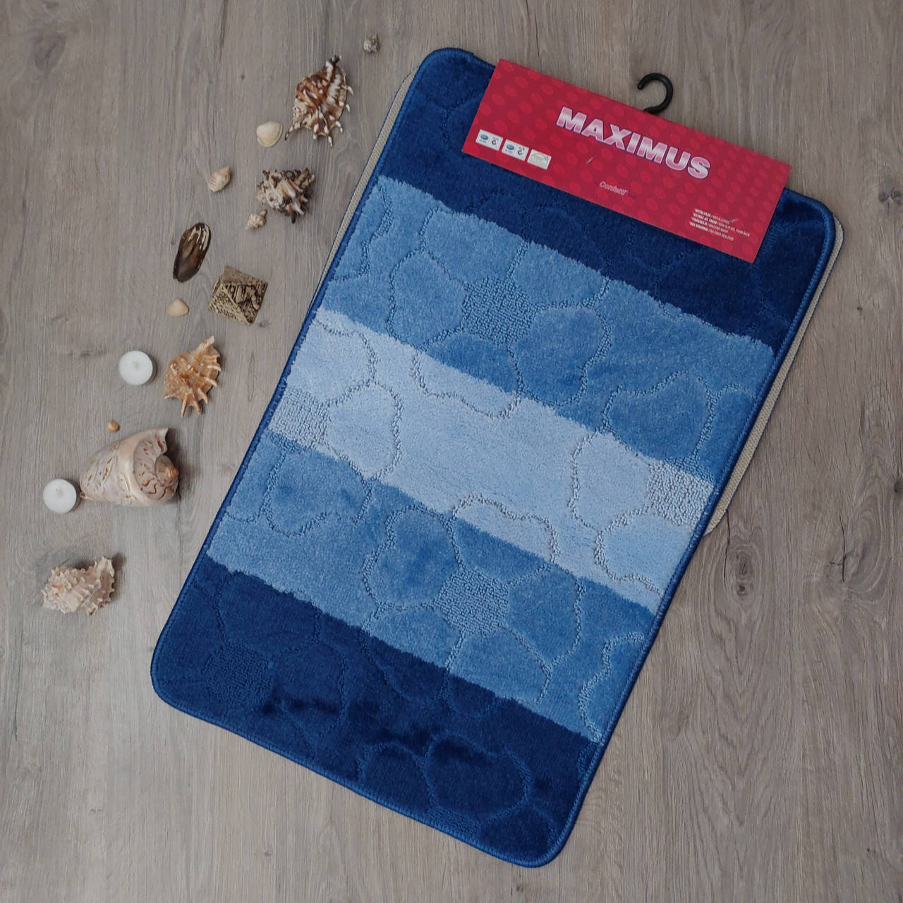 

Коврики Kleopatra 2-ка 2582 TM Maximus (50х80см,40х50см) цвет: синий с голубым 8864