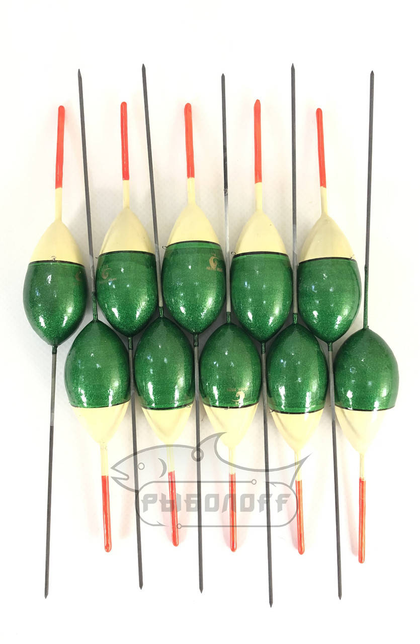 

Поплавок Trade Mark зеленый с песочным 12г