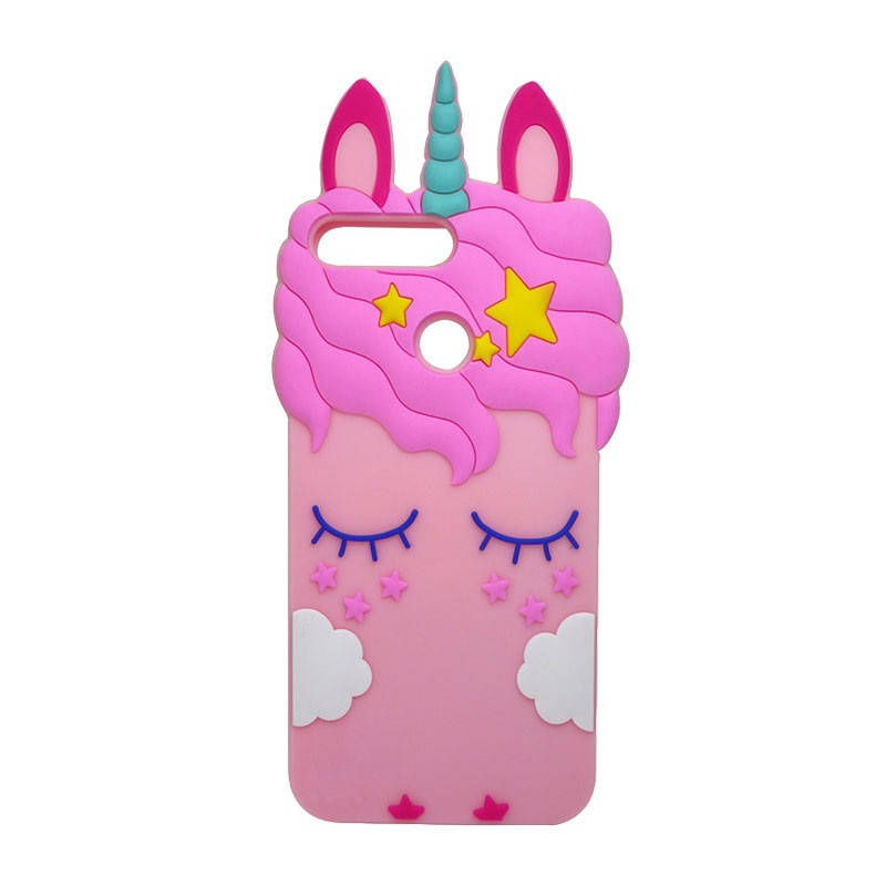 

Чехол 3D Toy для Huawei Y6 2018 / Y6 Prime 2018 Бампер резиновый Единорог Rose