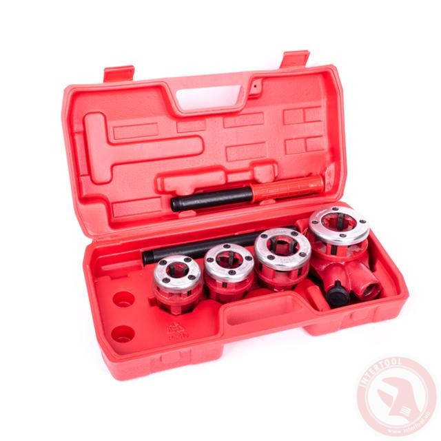 

Набор плашек 4 шт. для нарезки резьбы 1/2"; 3/4"; 1"; 1 ¼" INTERTOOL (SD-8004)