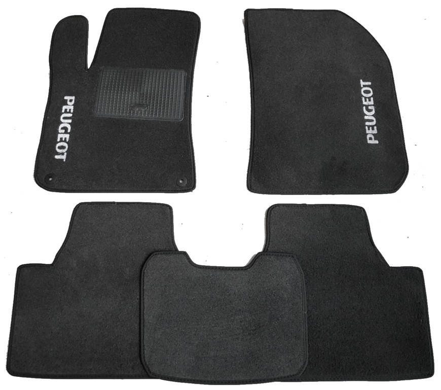 

Текстильные коврики в салон Peugeot 308 2014-> универсал, 5 шт. (ML, серый)