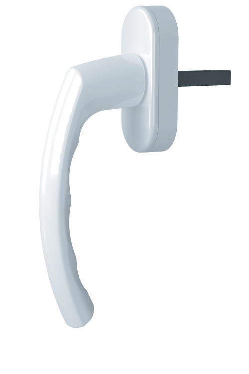 

Ручка оконная Astex для металлопластикового окна WH 003 белый (РАЛ 9016)