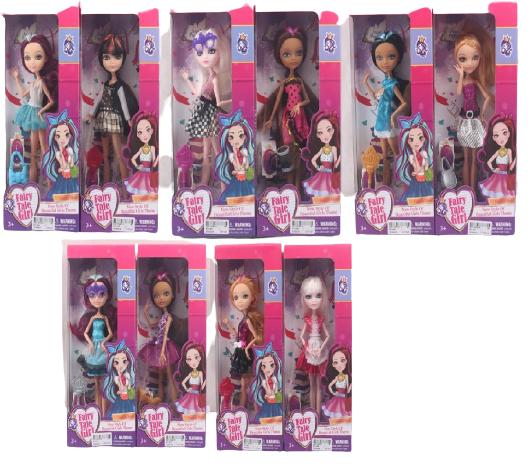 

Кукла 601-44-5-6-7-8A с сумочкой, на шарнирах