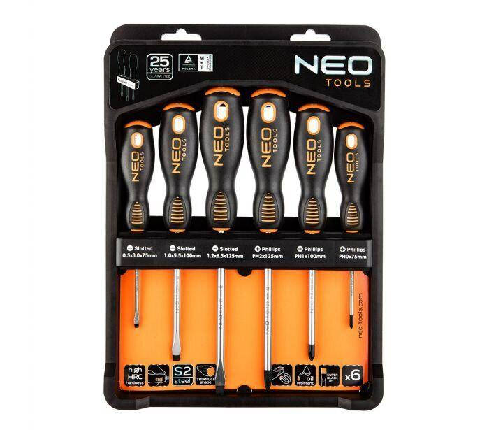 

Отвертки, Набор 6 шт. Neo-Tools 04-213