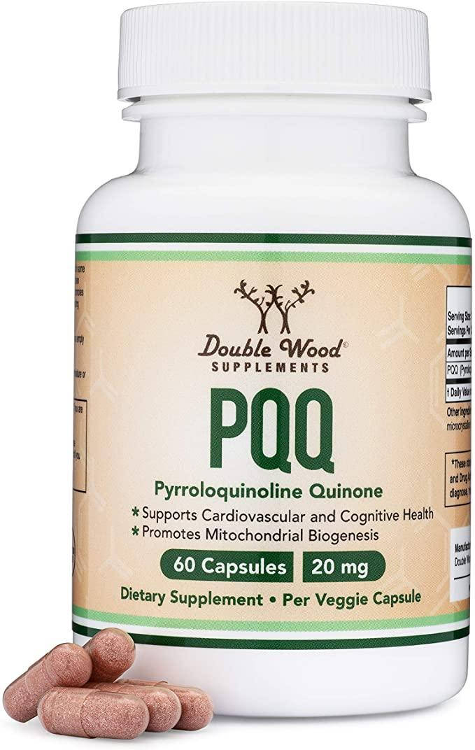 

Double Wood PQQ Pyrroloquinoline quinone / Пикуку Пирролохинолинхинон 60 капс