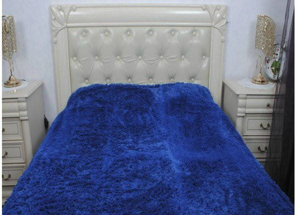 

Ворсистое покрывало Евро размера East Comfort (синий цвет), Разные цвета