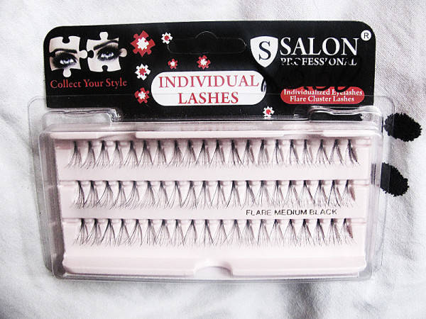 

Пучки Salon Individual lashes (густые) flare medium black, Черный