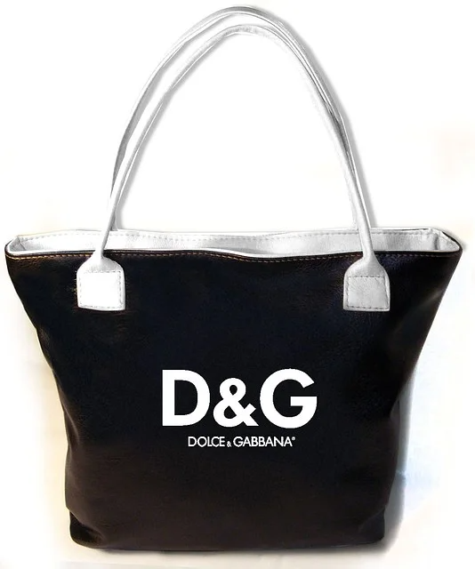 

Сумка женская черная с белым код 9-58, Черный