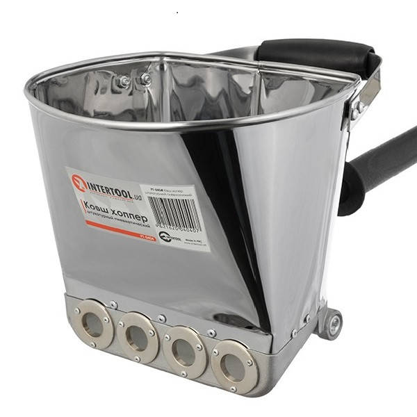 

Ковш хоппер штукатурный пневматический INTERTOOL PT-0404
