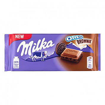 

Шоколад Milka Oreo Brownie 100г