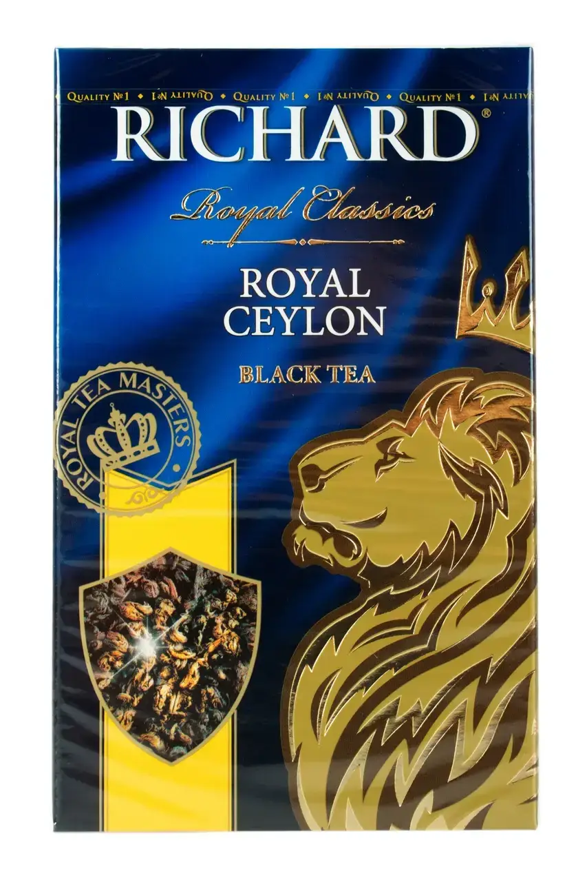 

Чай Richard Royal Ceylon черный цейлонский байховый листовой 90г