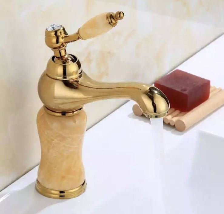 

Смеситель для раковины FUTURA NATURE GOLD золотой