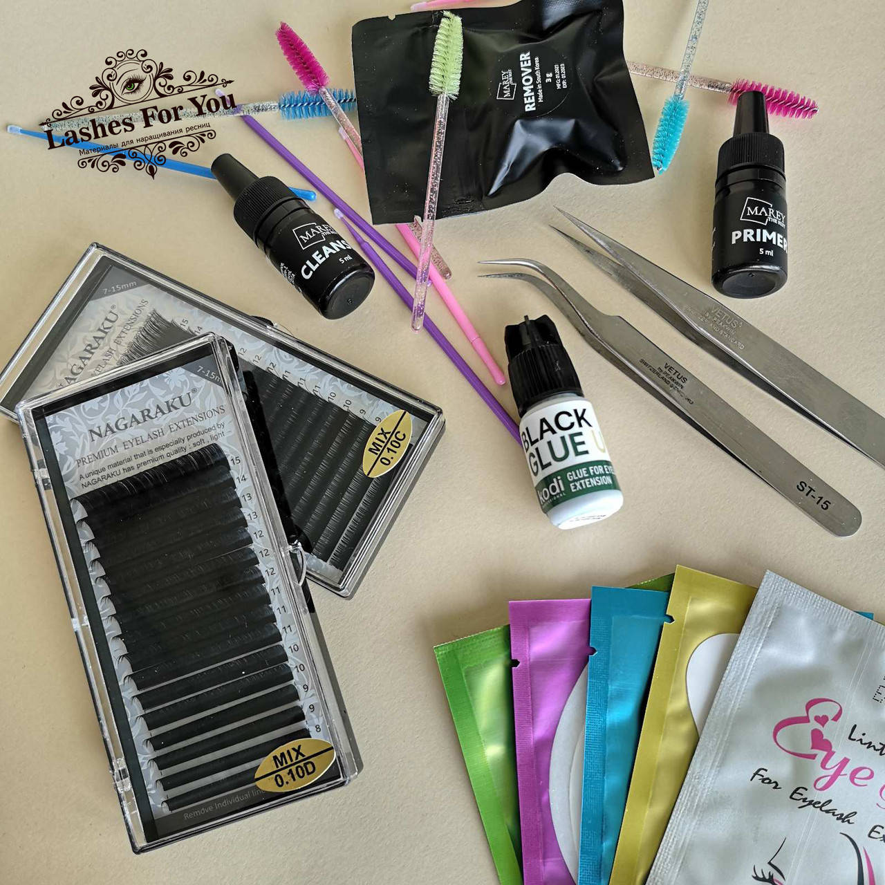 

Набор для наращивания ресниц №6 для новичков