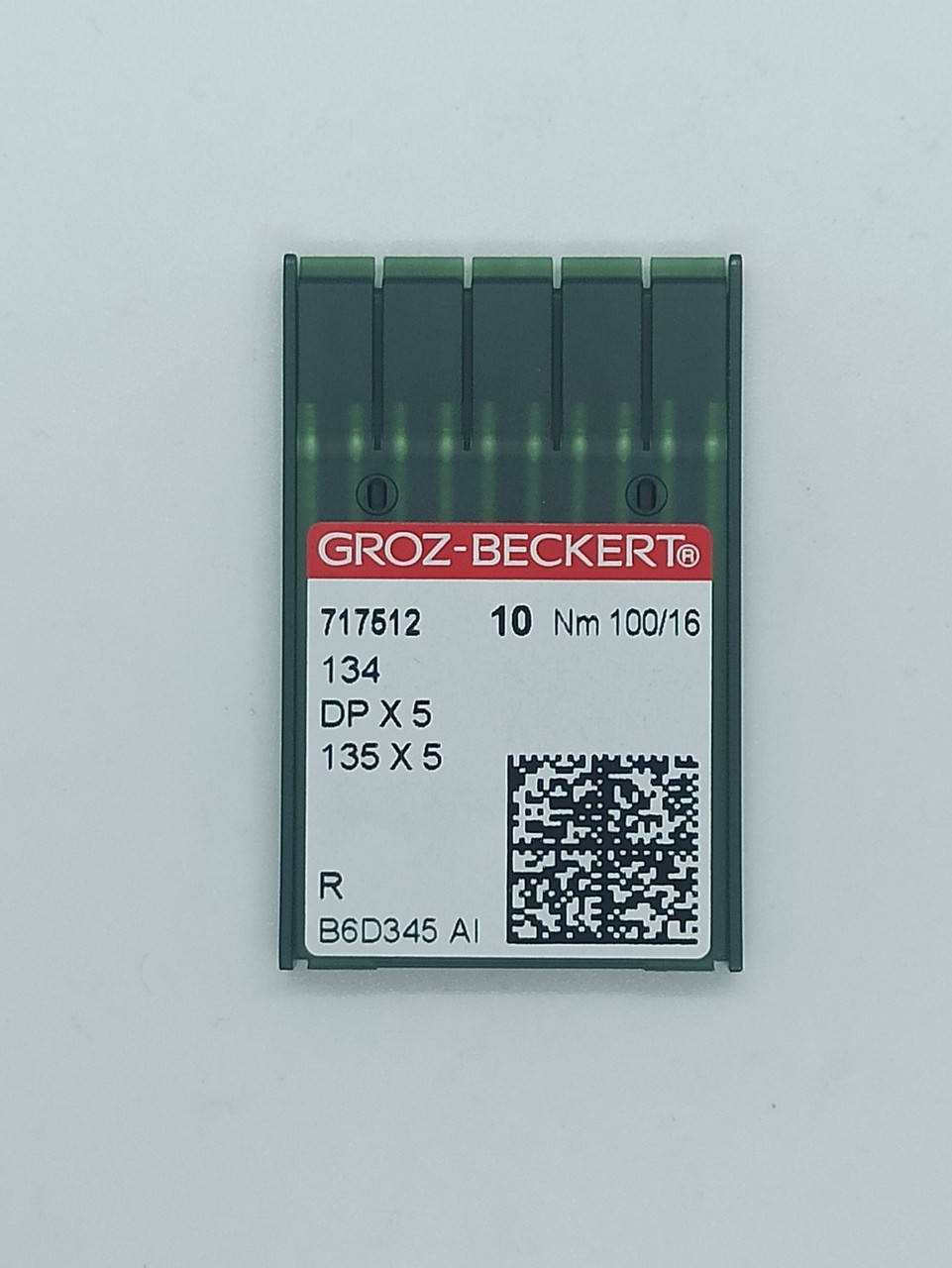 

Иглы Groz-Beckert 134,DP*5,135*5 №100 толстая колба