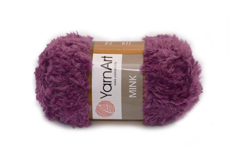 

YarnArt Mink, Сливовый №338, Фиолетовый