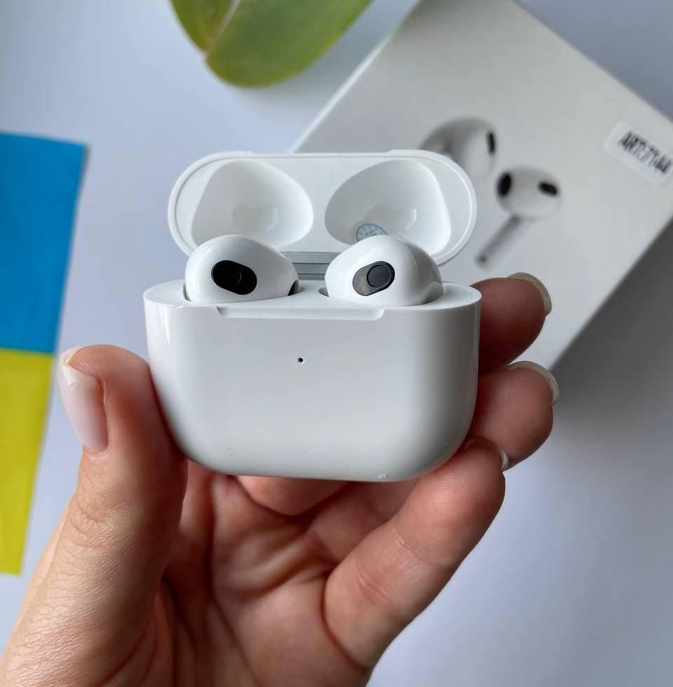 

Airpods 3 Беспроводные Bluetooth наушники, аираодс apple белого цвета, Белый