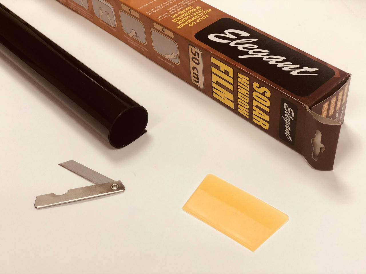 

Тонировочная пленка Elegant Plus Black 0.5x3м толщина 19 мкм "Elegant", Черный