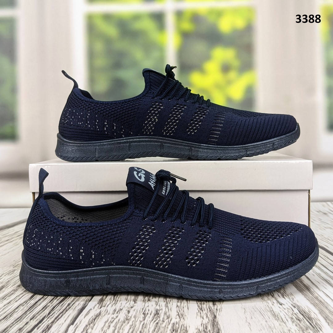 

Кроссовки мужские летние мокасины сетка синие Gipanis Украина КА953