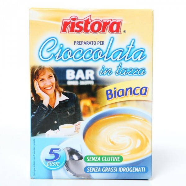

Белый горячий шоколад Ristora Bar "Cioccolata" 5х23 г. Италия Ристора
