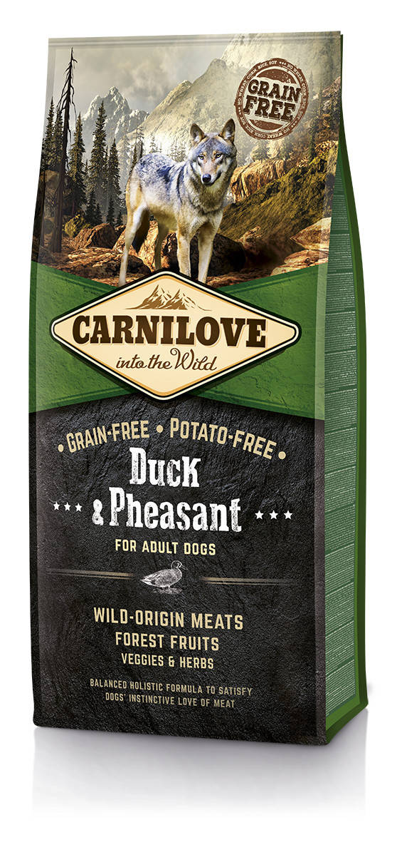 

Carnilove Duck & Pheasant For Adult Dogs 1,5 кг - беззерновой корм для собак с уткой и фазаном