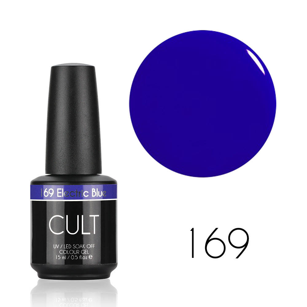 

Гель лак CULT №169 Electric Blue 15 мл