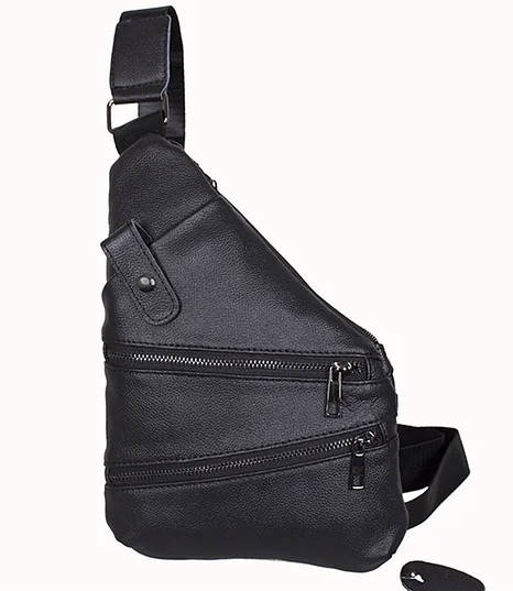 

Черный мужской кожаный слинг TidinBag - MK 54325, Коричневый
