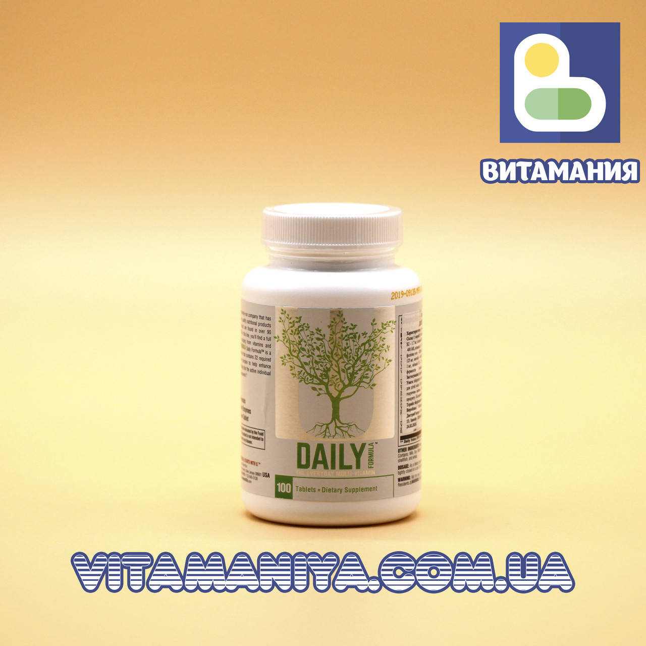 

Мультивитамины Daily Formula, Universal Nutrition, 100 таблеток