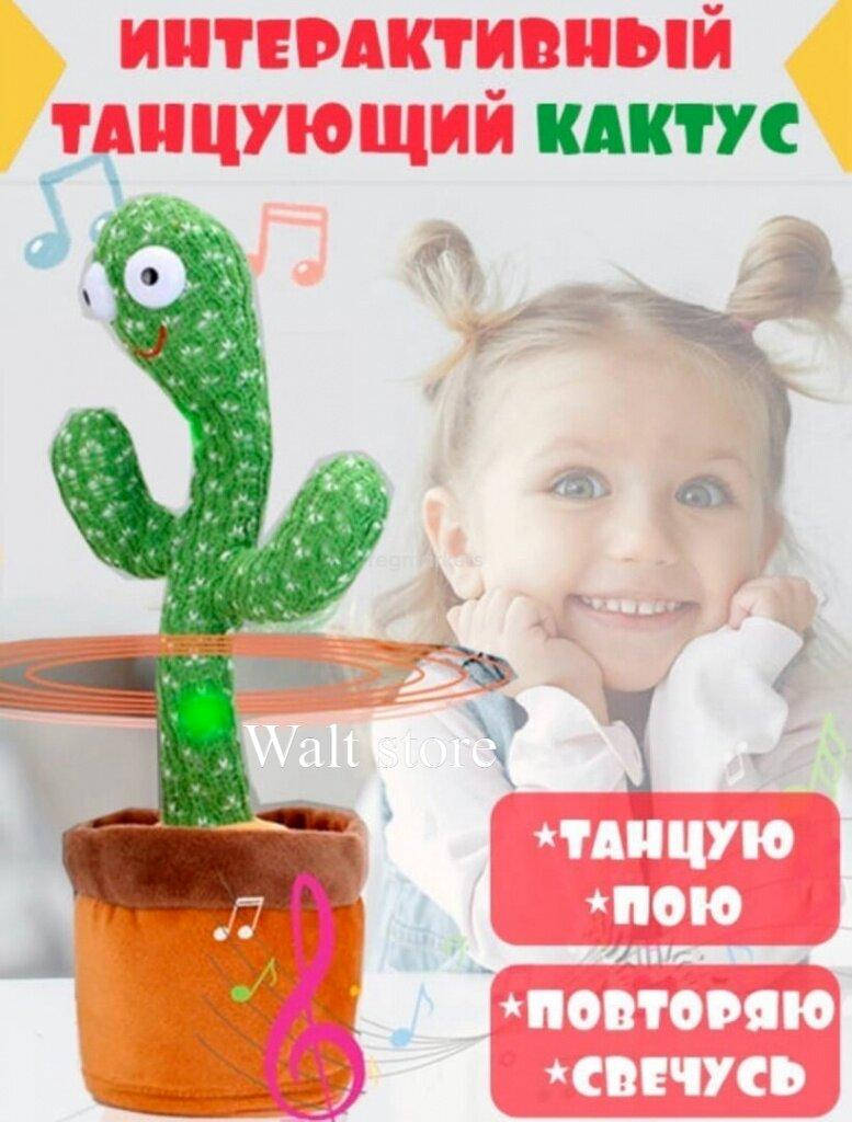 

Поющий кактус + подарок . Оригинал., Зелёный