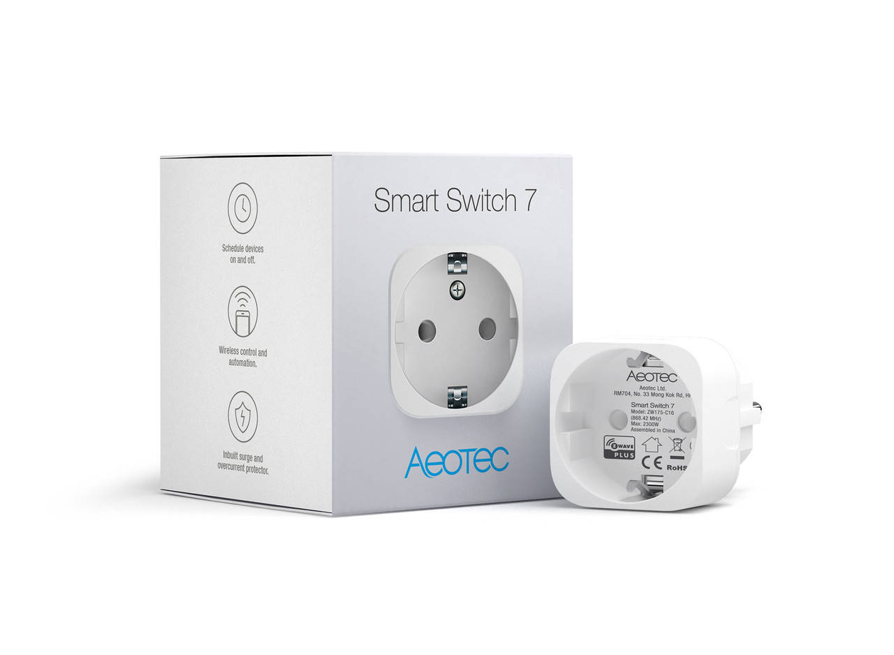 

Розеточный выключатель Aeotec Smart Switch 7 со счетчиком электроэнергии - AEOEZW175