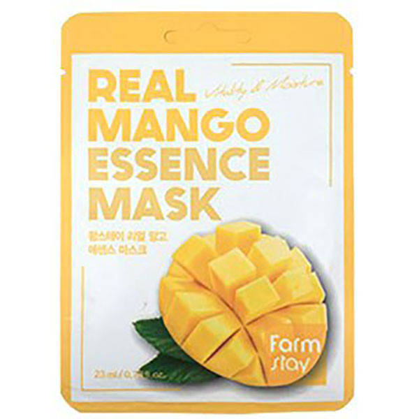 

Тканевая маска с экстрактом манго Real Mango Essence Mask - FARMSTAY