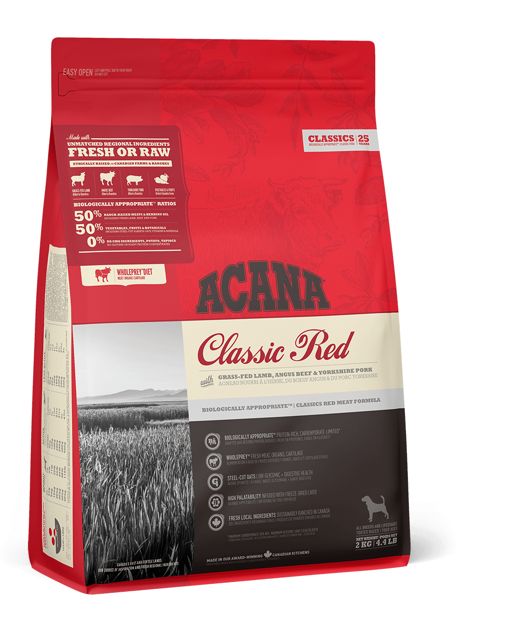 

ACANA (Акана) Classic Red (ягненок) 17 кг - корм для собак всех пород и возрастов 2