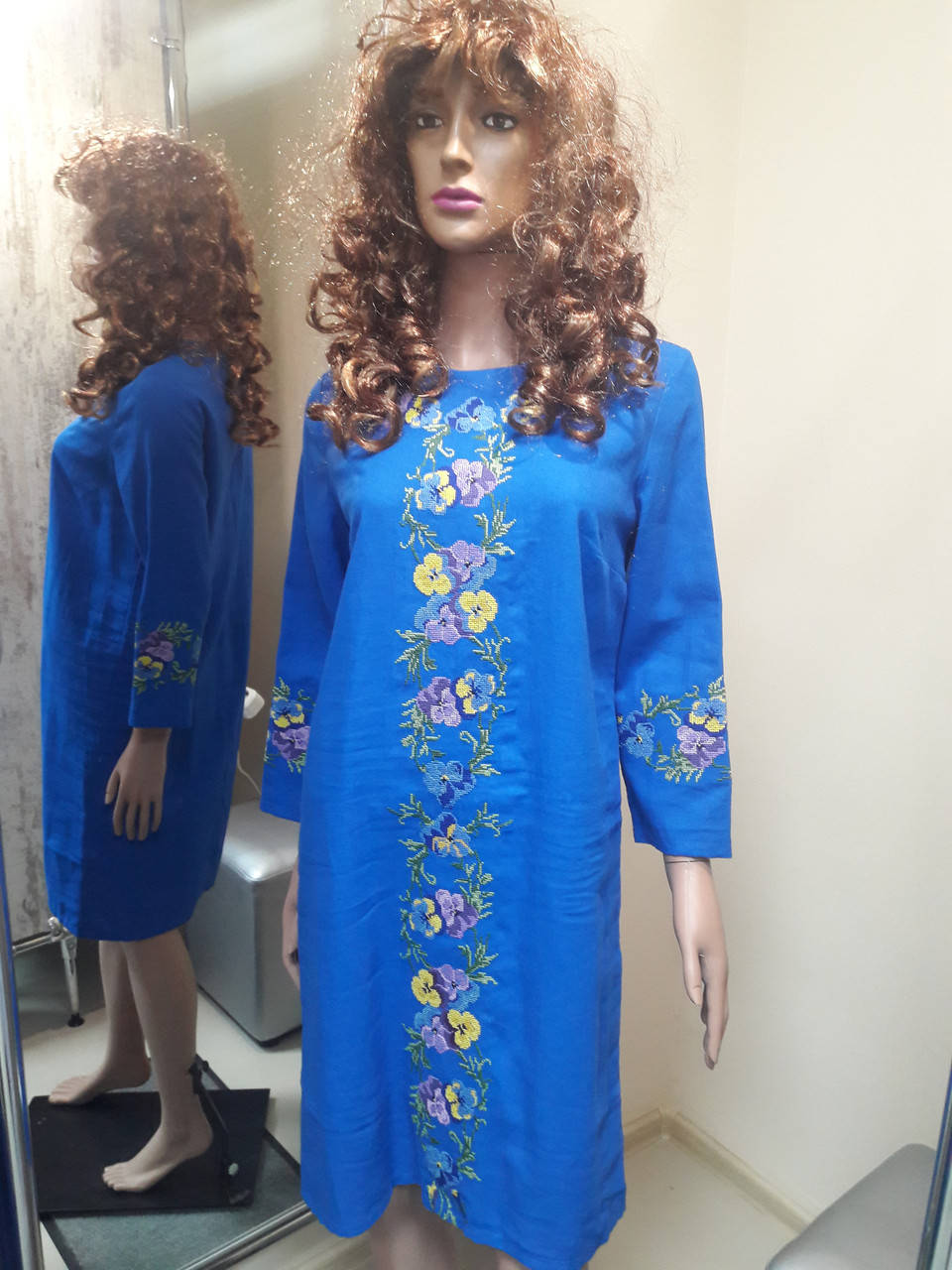 

Плаття яскраво синє братчики, Синий