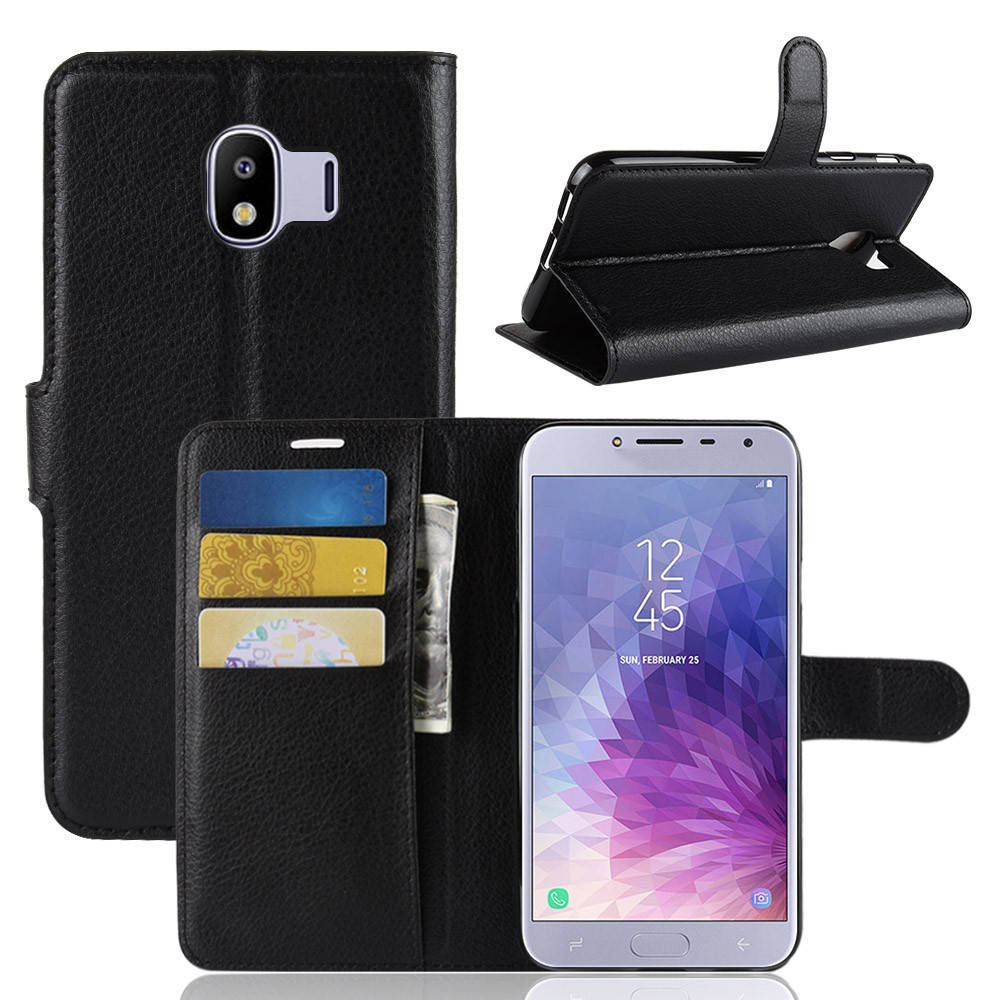 

Чехол-книжка Litchie Wallet для Samsung J400 Galaxy J4 2018 Черный