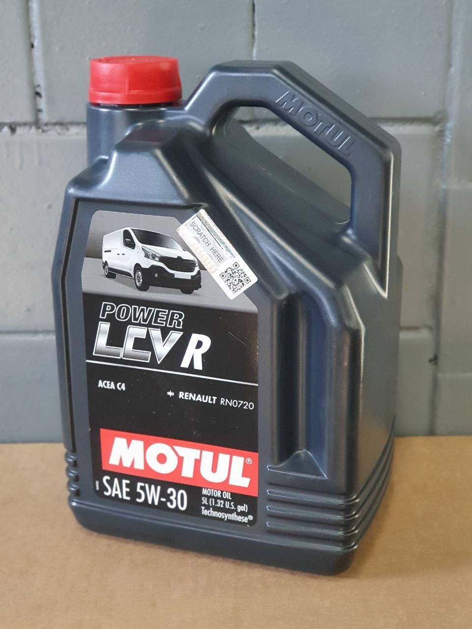 

Моторное масло MOTUL Power LCV R 5W-30 5 л.