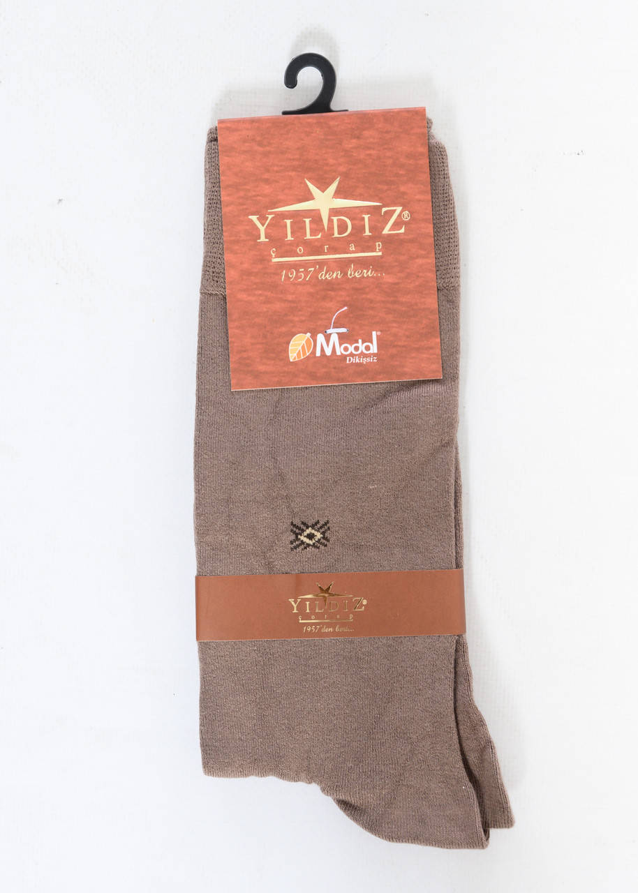 

МУЖСКИЕ НОСКИ Модальные YILDIZ 6151 Кофе с молоком 41-44