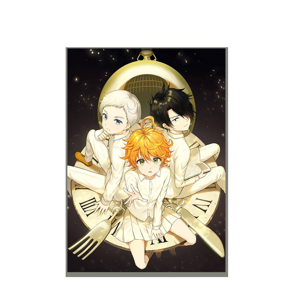 

Постер плакат аниме Обещанный Неверленд / Yakusoku no Neverland А3 42*29см (poster_ 342)