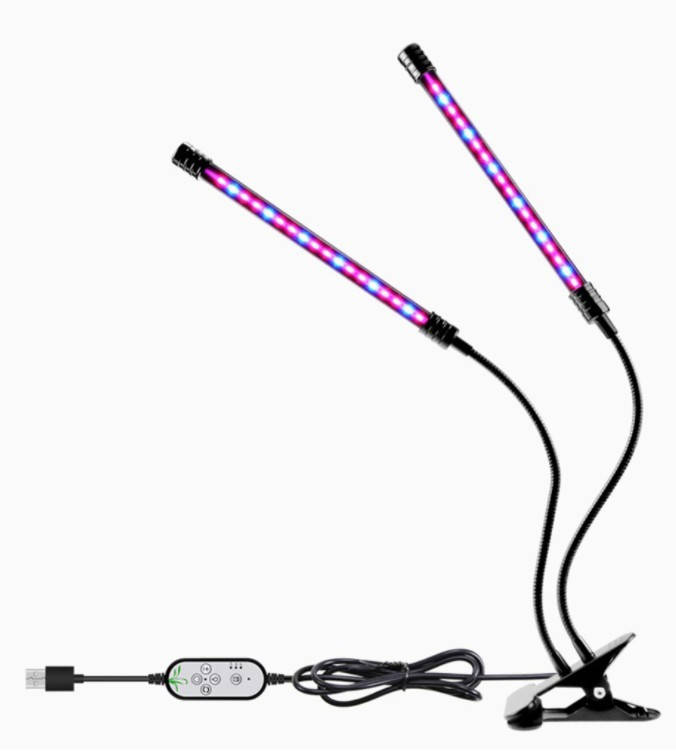 

Ультрафиолетовая лампа для растений Phytolamp For Plants LED Grow Light (2 головки 20w)