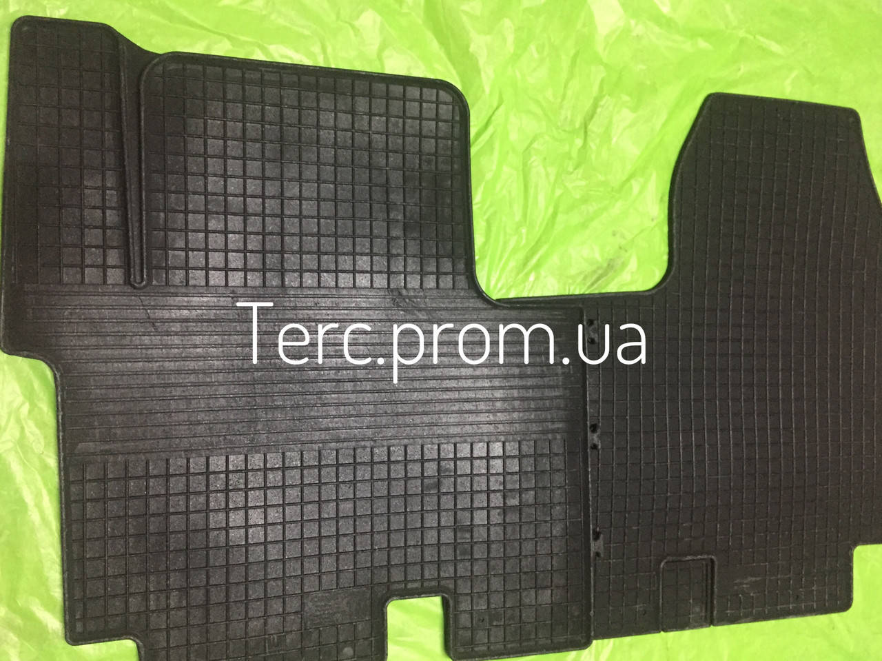 

Коврики резиновые в салон Renault Trafic Opel Vivaro Трафик Виваро., Черный