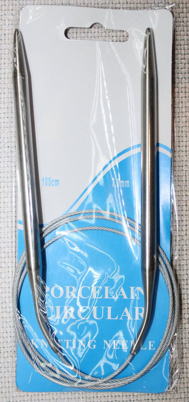 

Спицы для вязания круговые на тросике 100см, Ø - 7,0мм