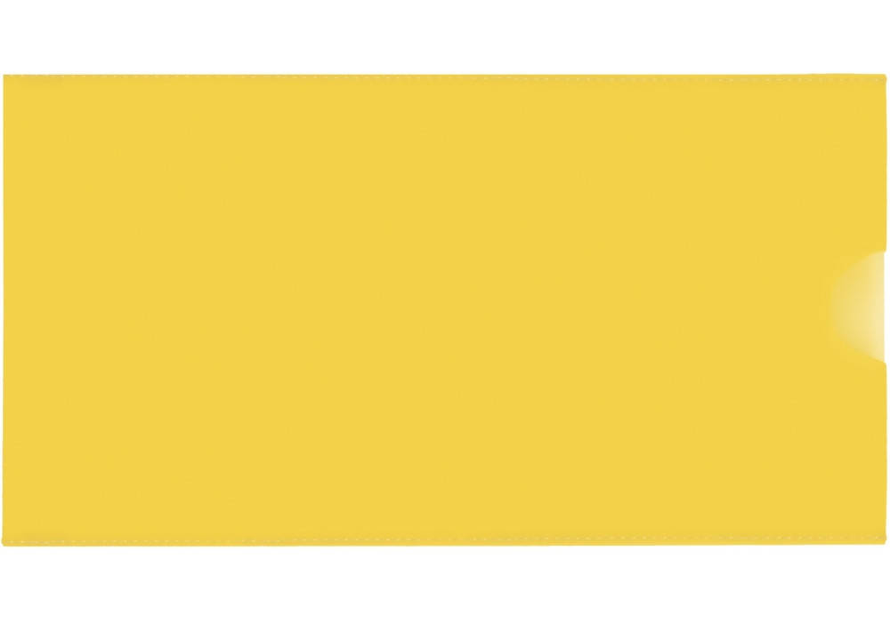 

Папка уголок Е65 евроформат пластиковый Economix, Желтый