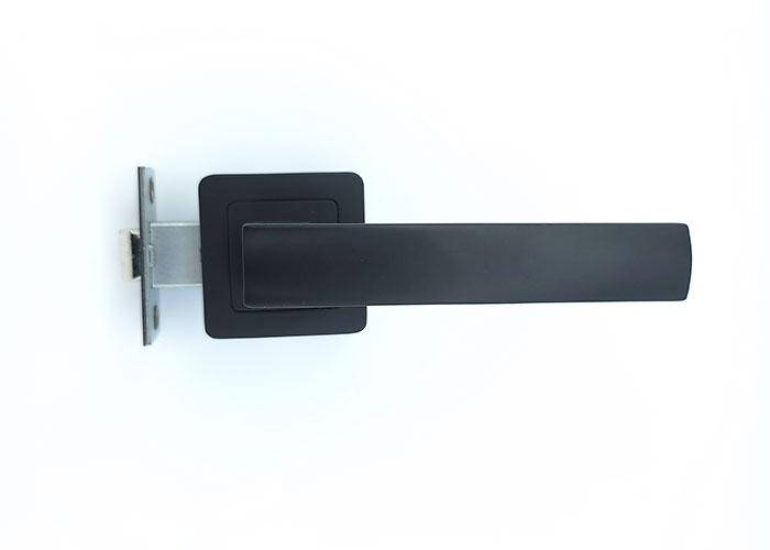 

Комплект 6 Ручка на квадратной розетке TRION LIBERA 74 AL-AL MB (black)