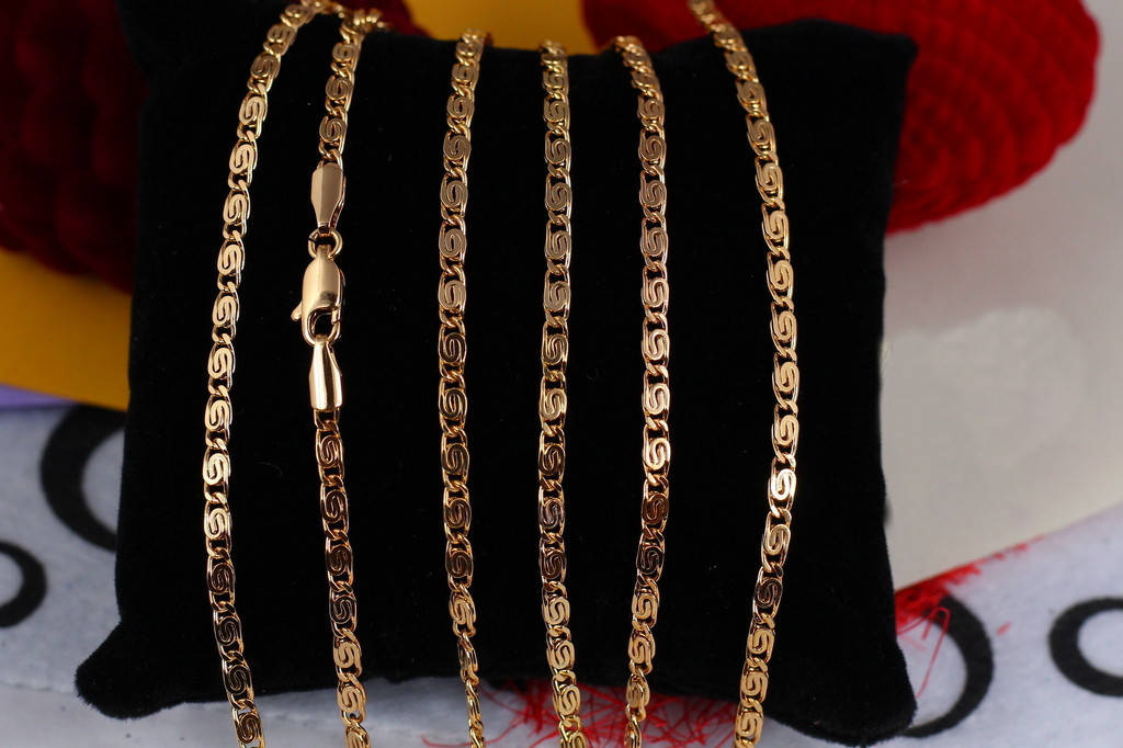 

Цепь Xuping Jewelry улитка 60 см 4 мм золотистая