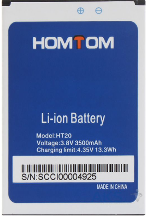 

Аккумулятор для Homtom ht20