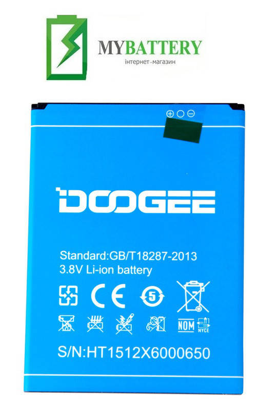 

Оригинальный аккумулятор АКБ батарея Doogee X6/X6 Pro/ X6s GB/T18287-2013